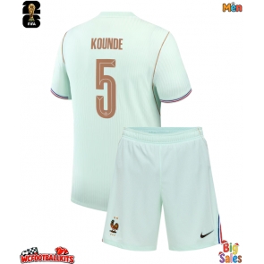 France Jules Kounde #5 Replica Away Stadium Shirt World Cup 2026 Short Sleeve